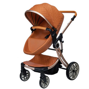 Luxury Baby Stroller 2-in-1