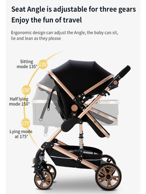 3-in-1 Baby Stroller Luxury Travel System For Newborns –, 53% OFF
